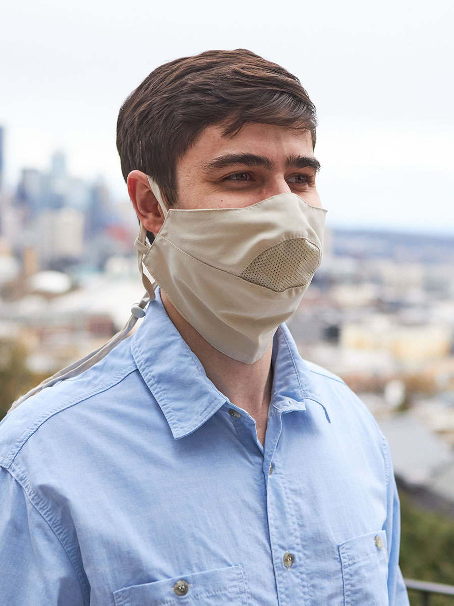 Face Guard with Mesh Panel - view 1