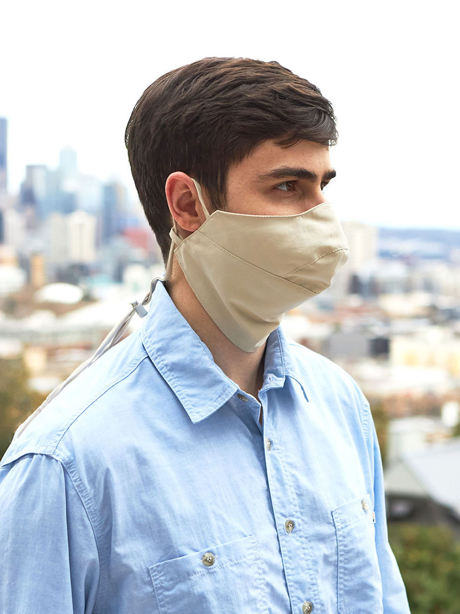 Face Guard with Fabric Panel - view 2
