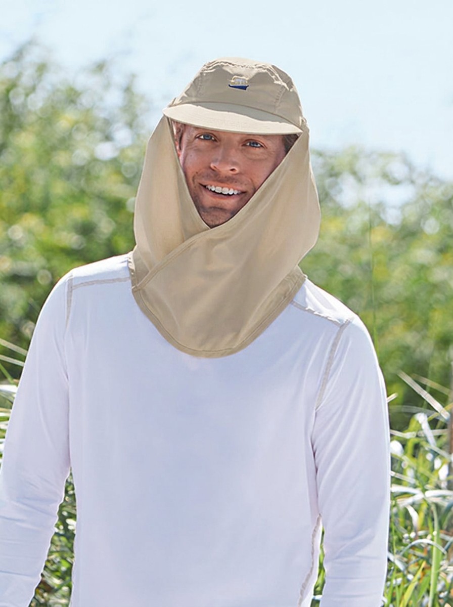 Adult Shade Cap with Crossover Drape - view 2