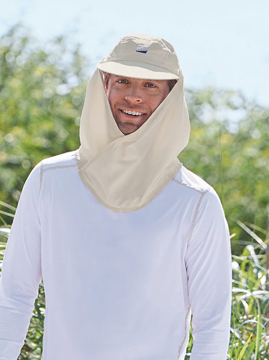 Adult Shade Cap with Crossover Drape - view 5