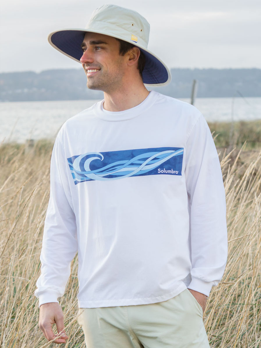 Ocean Wave Print SPT<sup>&#174;</sup>-Shirt