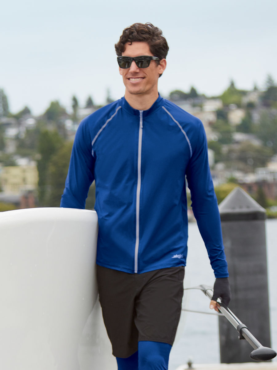 Men&#39;s WaterShade<sup>&#174;</sup> Full Zip Swim Shirt