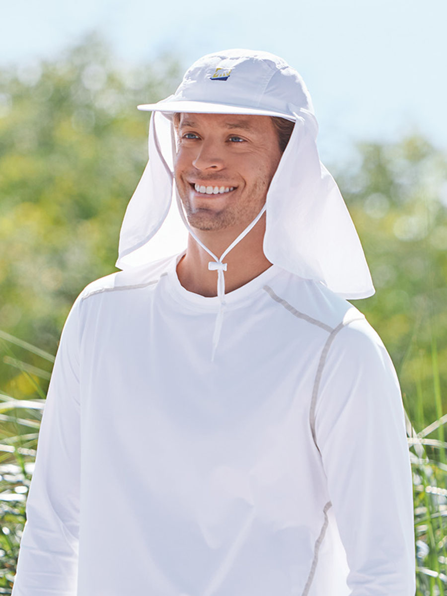 Adult Shade Cap with Neck Drape