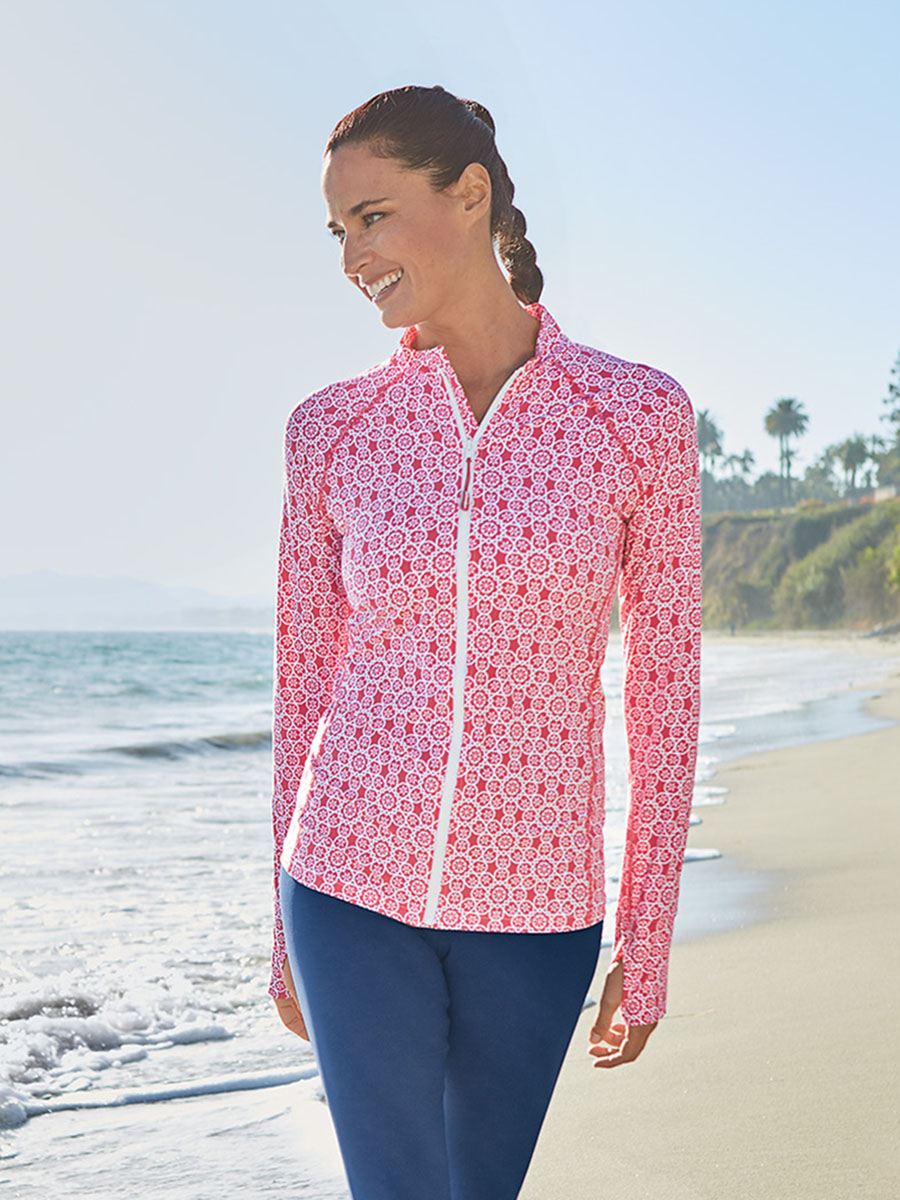 Women's WaterShade<sup>®</sup> Full Zip Swim Shirt
