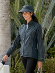 View Women's Full Zip Workout Top